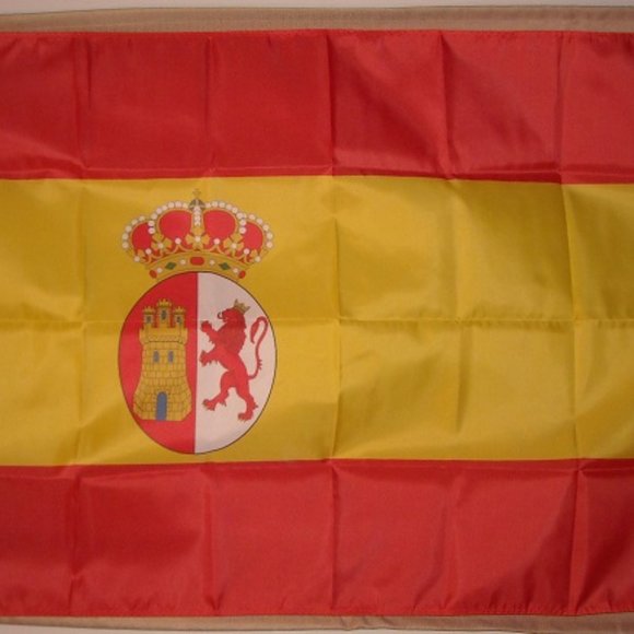 Spain State Flag On Land Texas 1785-1820 3' x 5' Flag Banner Spanish Mexico - Picture 2 of 2